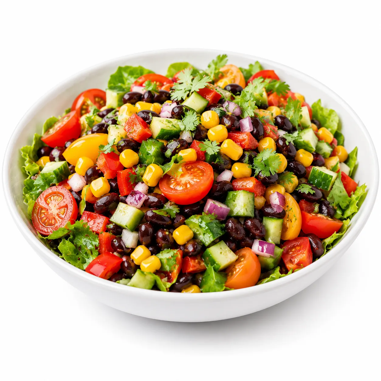 Blackbean Salad dish at Noonplate restaurant