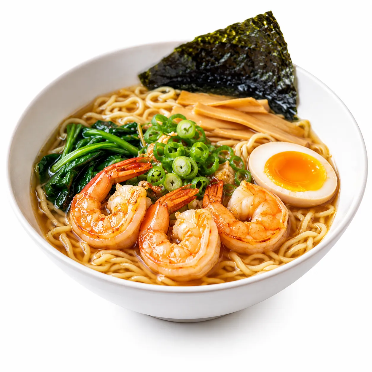Shrimp Ramen dish at Noonplate restaurant